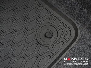FIAT 500 Floor Mats - All Weather - Rubber - Premium  